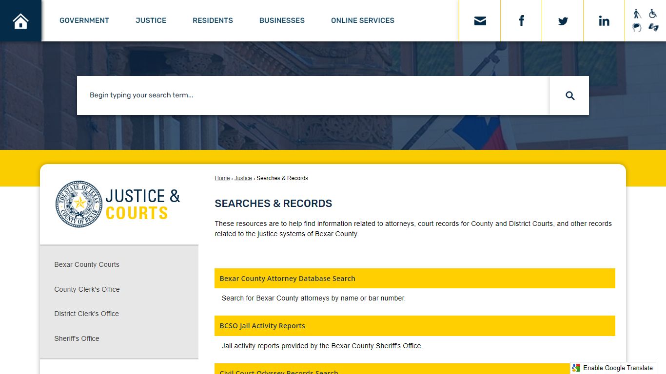 Searches & Records | Bexar County, TX - Official Website